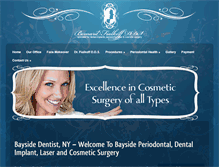 Tablet Screenshot of baysidedentist.com